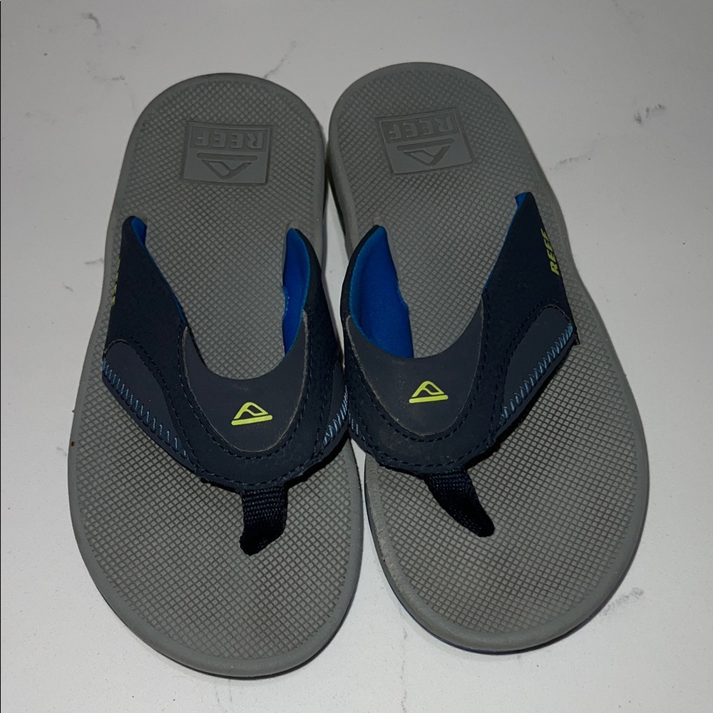 Reef Navy and Gray Flip Flops